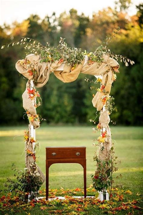 Fall Wedding Arches That Will Make You Say I Do Weddingomania