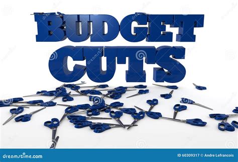 Budget Cuts And Austerity Stock Illustration Illustration Of Funding