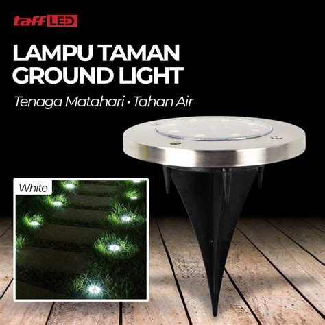 Jual Taffled Lampu Taman Hias Tanam Ground Light Solar Jakmall