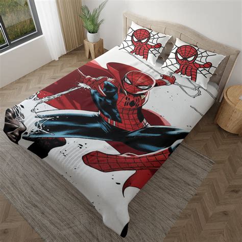 Parure De Lit Spider Man 12 Housse De Couette Ensemble De Literie