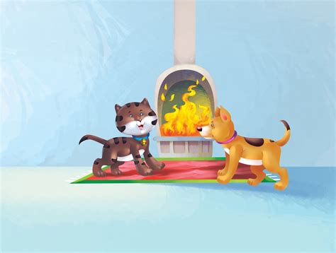 Pussy Cat Sits By The Fire Sawan Books