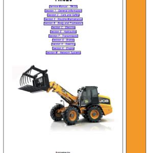 Jcb Tm Wheeled Loader Shovel Service Manual