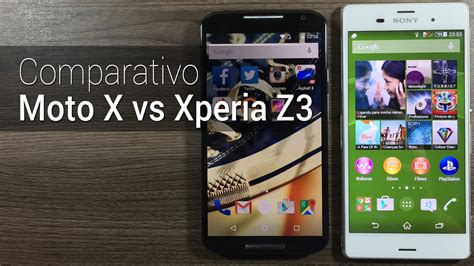 Comparativo Moto X Vs Xperia Z3 Tudocelular YouTube