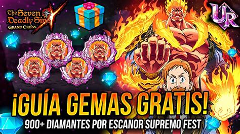 Nuevo Gu A Diamantes Gratis Consigue Escanor Supremo Ur