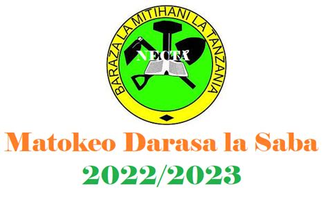 NECTA Matokeo Ya Darasa La Saba Dar Es Salaam 2022 2023 Gospo Promo