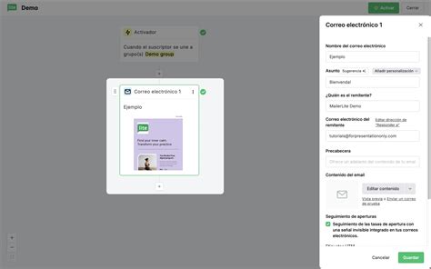 Cómo crear un flujo de trabajo de automatización con MailerLite