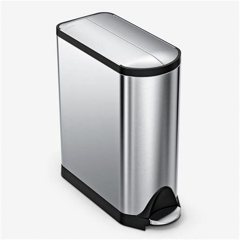 Simplehuman Liter Gal Stainless Steel Dual Compartment