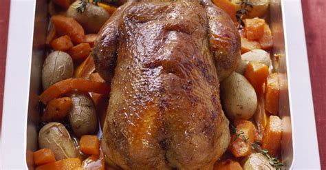 Roast Wild Duck With Vegetables Recipe Eat Smarter Usa