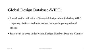 Industrial Design Database Ppt