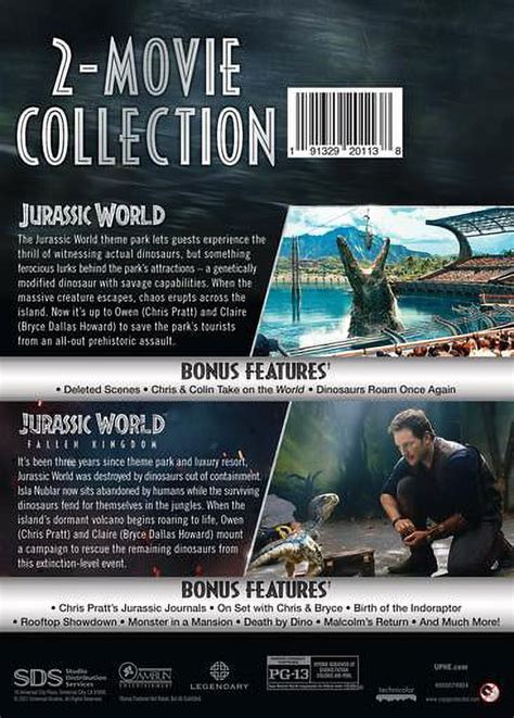 Pre Owned Jurassic World 2 Movie Collection DVD Walmart Exclusive