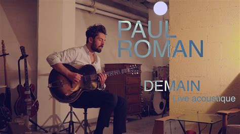 Demain Live Acoustique Youtube