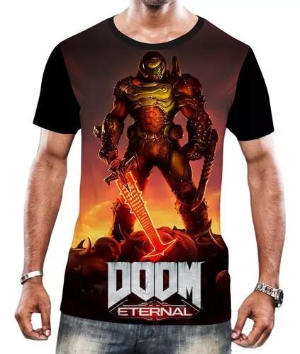 Camisa Camiseta Doom Eternal Jogo Cl Ssico Reliquia Hd Parcelamento