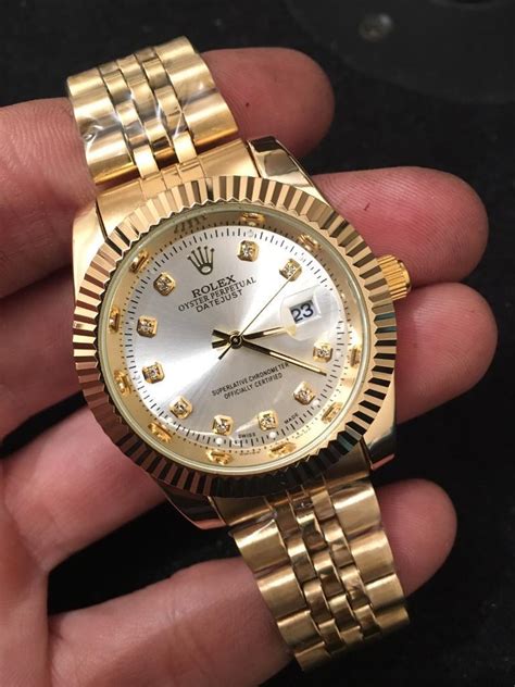 Gold Rolex datejust watch, NEW 40mm, (white face) | in Newcastle, Tyne ...