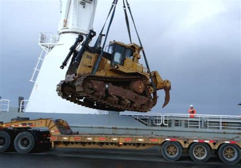 heavy equipment inventory shipping