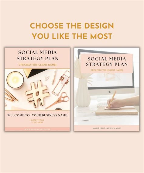 Social Media Strategy Template - Studio Socials