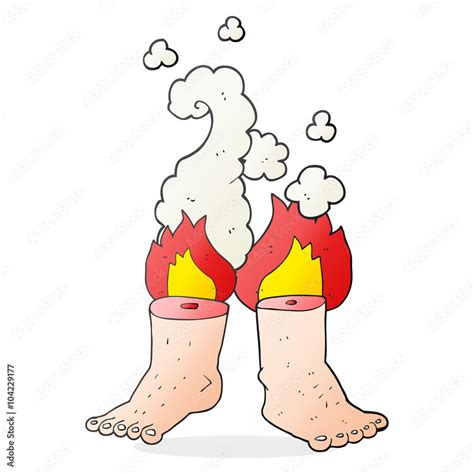 cartoon of spontaneous human combustion Stock Vector | Adobe Stock