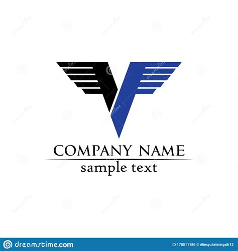 V Letters Business Logo And Symbols Template Stock Illustration