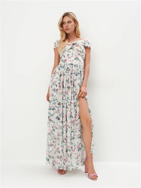 Maxi haljina sa cvetićima Boja nude MOHITO 858AJ 02P