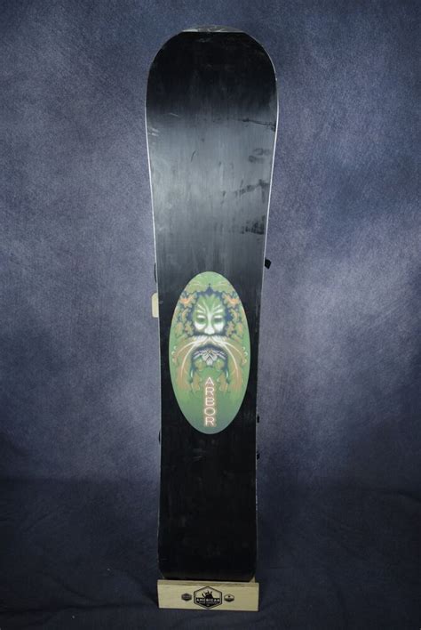 Arbor Snowboard Size 154 Cm With Large Bindings Sidelineswap