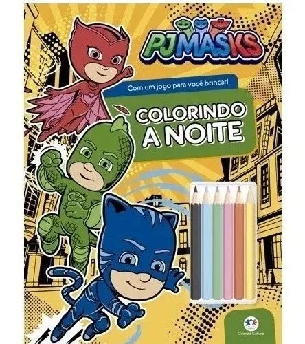 Livro Pj Masks Colorir E Atividades MercadoLivre