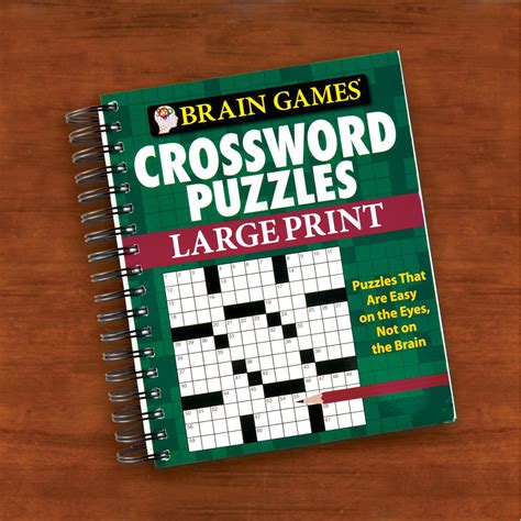 Brain Games 150 Large Print Crossword Puzzle Book Collections Etc