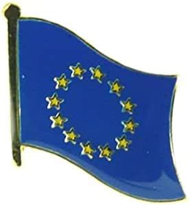 Flaggen Pin Fahne Europa 12 Sterne Anstecknadel Flagge Amazon De