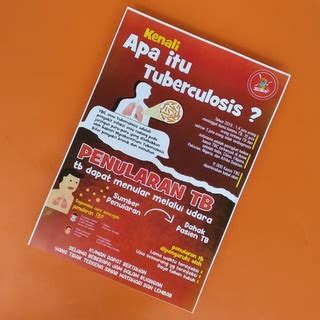 Jual Poster Kesehatan Kenali Apa Itu Tuberculosis TB Sudah Di