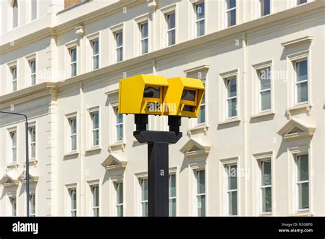 Traffic cameras on Vauxhall Bridge Road, Pimlico, City of Westminster ...