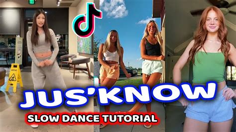 Jus Know Tiktok Dance Tutorial Mirrored Step By Step Tik Tok Trend Youtube