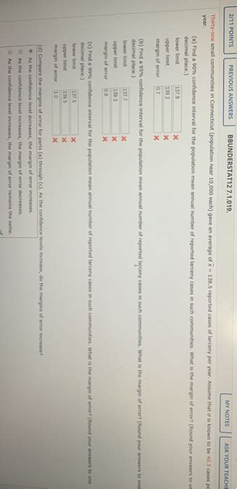 Solved Points Previous Answers Bbunderstat Chegg