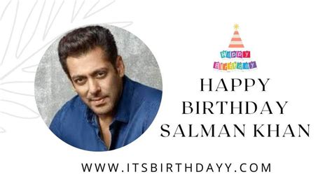 Happy Birthday Salmankhan Wishes Quotes And Birthdate Its Birthday