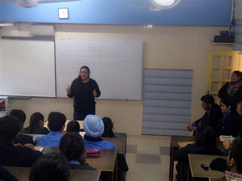 Session On Stress And Us Vivek High School Chandigarh Counselling