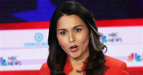 Hawaii Congresswoman Tulsi Gabbards Streak Of Gray Hair