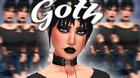 Goth Sims Create A Sim Cc List Youtube