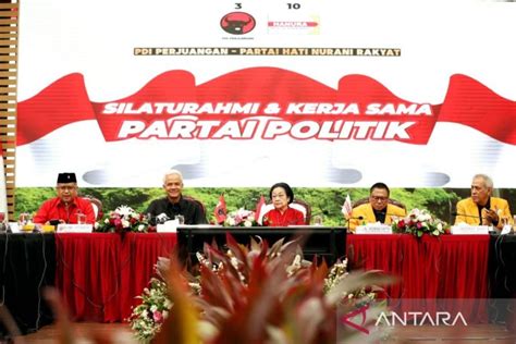 Lewat Pantun Hasto Sebut Hanura Dan Pdip Satukan Tekad Bersama