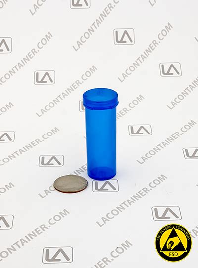 Lacons® 102500 Bas Blue Static Dissipative Esd Hinged Lid Plastic