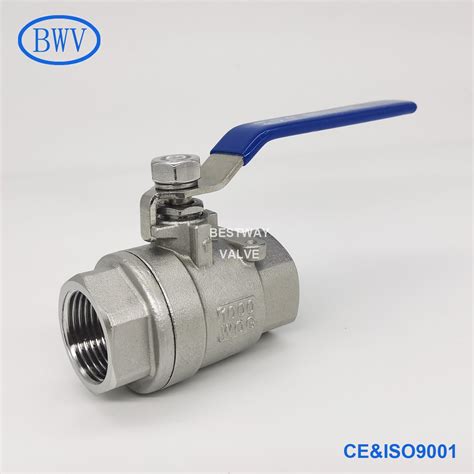 Heavy Type Wog Cf Cf M Pc Stainless Steel Floating Ball Valves