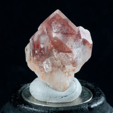 red phantom quartz crystal  fire minerals