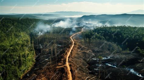 Premium AI Image | Burning Forests The Devastating Impact of ...