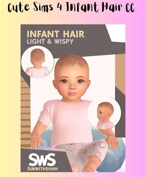 15+ Cutest Sims 4 Infant Hair CC 2024 (Pigtails, Baby Hair, Buns, & More)