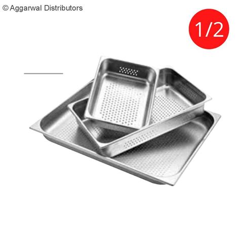 Horeca247 Stainless Steel Perforated GN Pan 1 2 325mm X 265mm HORECA247