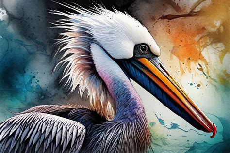 Beautiful Watercolor Pelican Graphic By Osman Goni Student · Creative