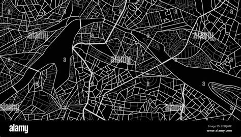 Vector Illustration City Map Scheme Of Roads Stock Vector Image Art