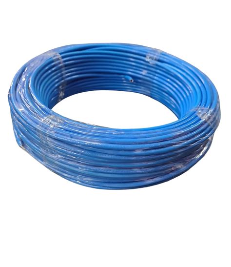 Fio Elétrico Cabo Flex 70ºc 450 750v 6 00mm² 100 Metros Antichamas azul