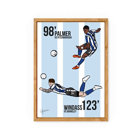 Extra Time For Promotion Sheffield Wednesday Art Print Luke Horton