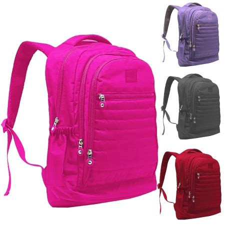 Mochila Costa Escolar Nylon Cores A Sua Escolha Yepp Papelaria Bar O