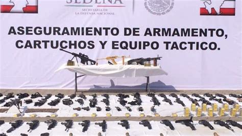 Ej Rcito Decomisa Arsenal En Tamaulipas Abc Noticias