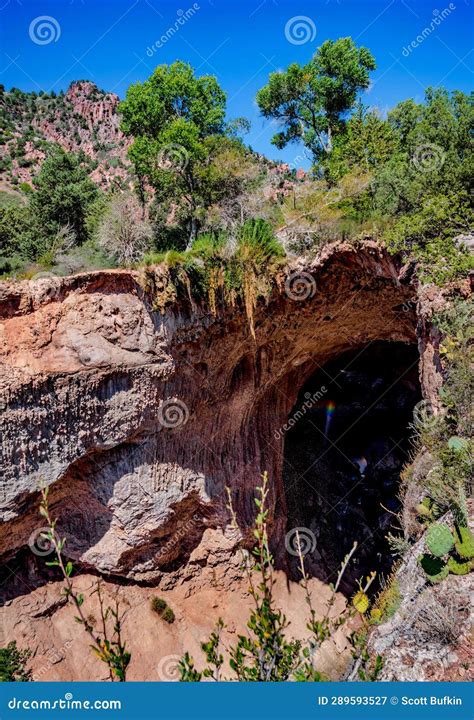 Tonto Natural Bridge State Park In Payson Arizona Stock Image Image