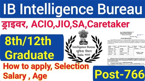 IB Recruitment 2022 Notification IB ACIO New Vacancy 2022 IB ACIO