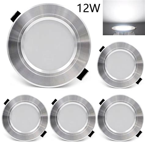 Lot De 4 Plafonniers Encastrables LED Downlights LED Encastrables 12W